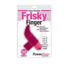 Frisky Finger - wodoodporny wibrator na palec (różowy)