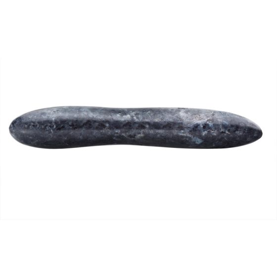 Laid D.1 - ręcznie rzeźbione dildo z norweskiego kamienia księżycowego (czarne)