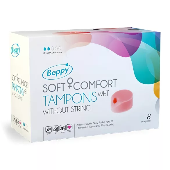 Beppy - tampon nawilżany - 8 sztuk