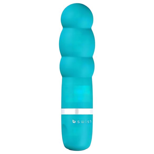 B SWISH Bcute Pearl - wodoodporny turkusowy wibrator z perełkami