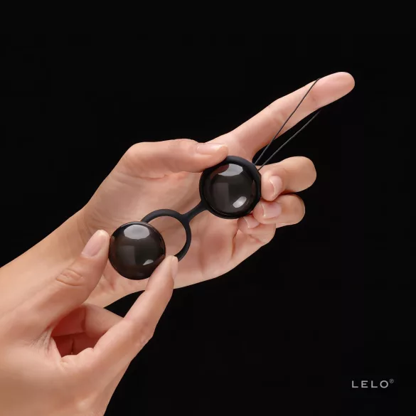 LELO Luna Noir - kulki gejszy - wymienne kulki - czarne