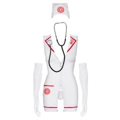 Obsessive Emergency - kostium pielęgniarki - biały (S/M)