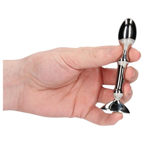 Aneros Tempo - stalowe analne dildo (srebrne)