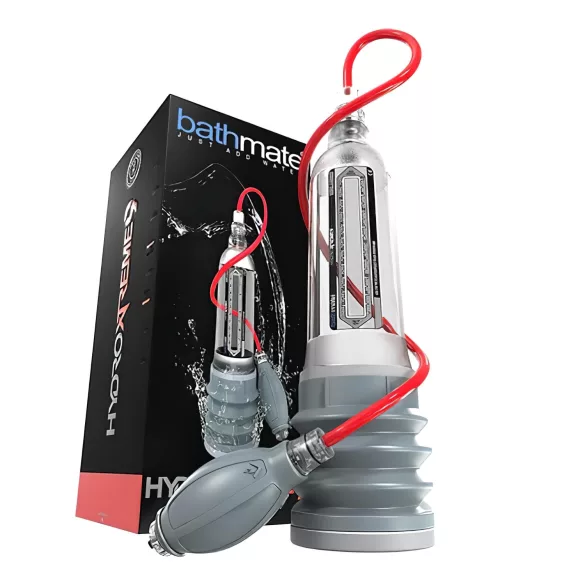 BathMate Xtreme Hydromax 9 - pompka do penisa zestaw - przezroczysty