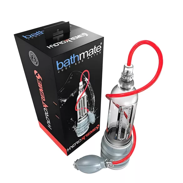 BathMate Xtreme Hydromax 9 - pompka do penisa zestaw - przezroczysty