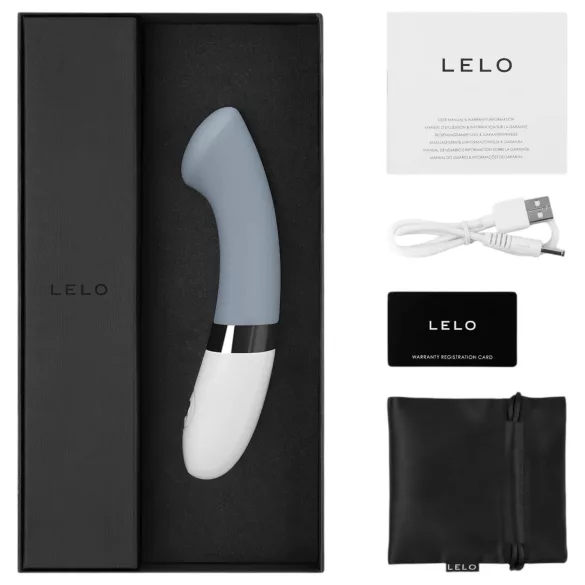 LELO Gigi 2 - wibrator do punktu G - silikonowy - szary