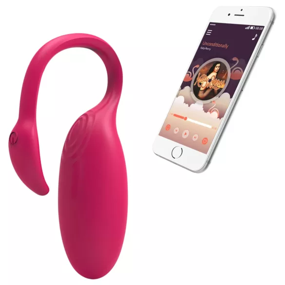 Magic Motion Flamingo - wibrujące jajko sterowane aplikacją - silikon różowy
