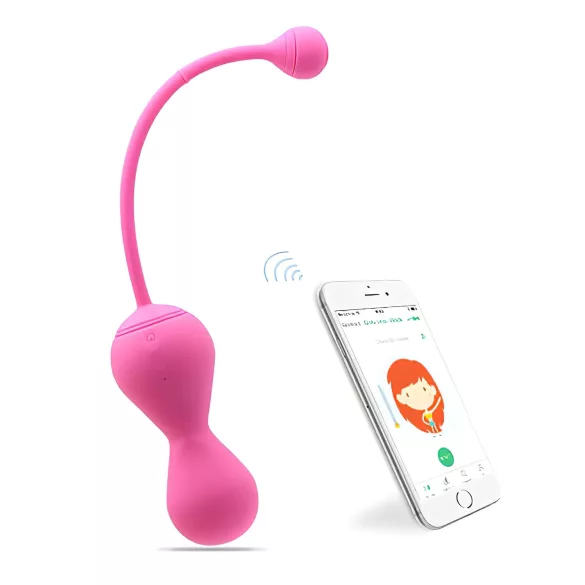 Magic Motion Kegel Master - inteligentne kulki gejszy duo (różowe)