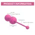 Magic Motion Kegel Master - inteligentne kulki gejszy duo (różowe)