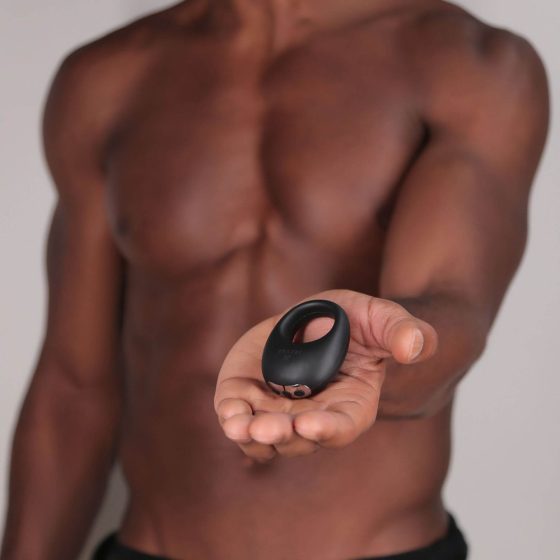 Je Joue Mio - zasilany bateryjnie, wodoodporny, wibrujący pierścień na penisa (czarny)