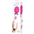 Bodywand Aqua - wodoodporny masażer wibrator (biało-różowy)