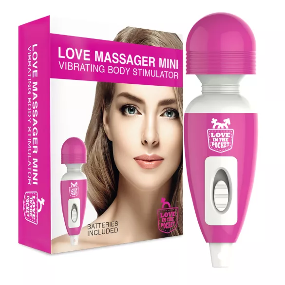 Love Wand - mini masażer wibracyjny - różowy