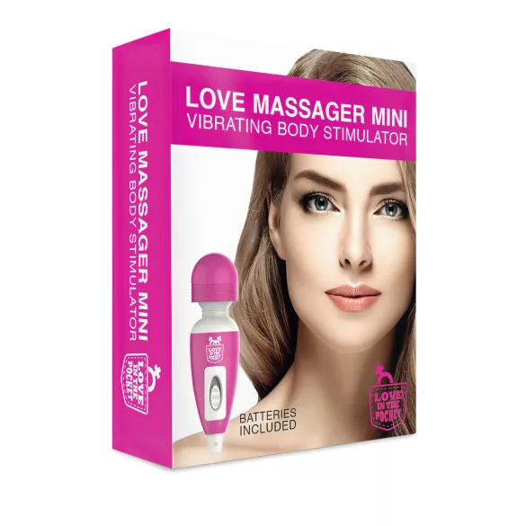 Love Wand - mini masażer wibracyjny - różowy
