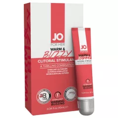   System JO - WARM & BUZZY - żel stymulujący łechtaczkę dla kobiet (10 ml)
