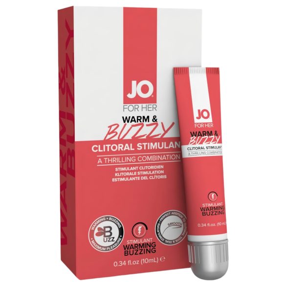JO WARM & BUZZY - żel stymulujący dla kobiet (10ml)