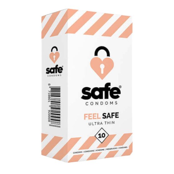 SAFE Feel Safe - cienkie prezerwatywy (10 sztuk)