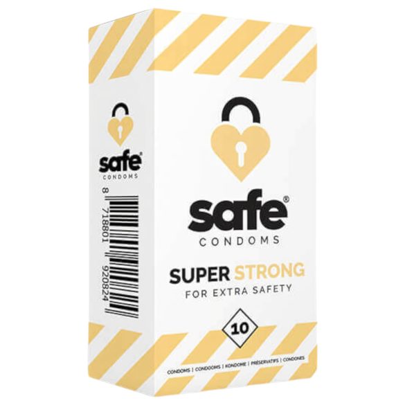 SAFE Super Strong - extra mocne prezerwatywy (10 szt.)