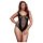 BACI Plus Size - zmysłowe, siateczkowe body - czarne (XL-XXL)