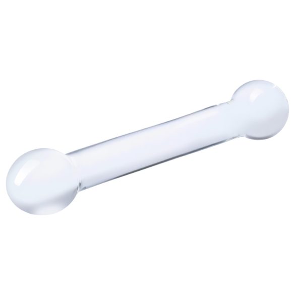GLAS - dwustronne, szklane dildo G-punkt (przezroczyste)