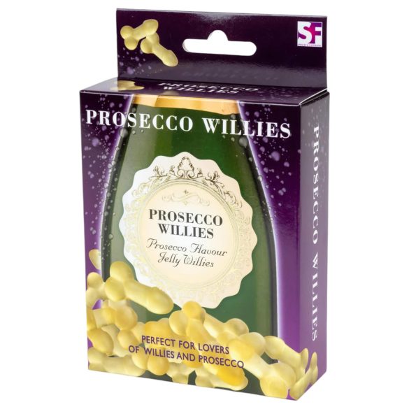Prosecco Willies - żelki w kształcie penisa o smaku szampana (120g)