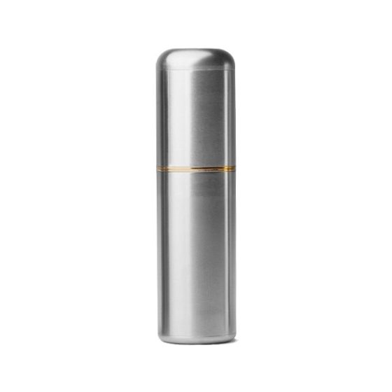 Crave Bullet - ładowalny mini wibrator w kształcie szminki (srebrno-złoty)
