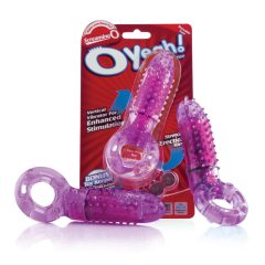   Screaming O Oyeah - wodoodporny wibrujący pierścień na penisa (fioletowy)