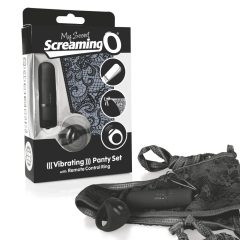   MySecret Screaming Pant - majtki z wibracją radiową - czarne (S-L)