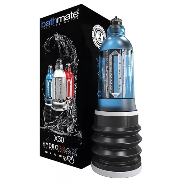 Bathmate Hydromax 7 Wide Boy - hydropompa (niebieska)