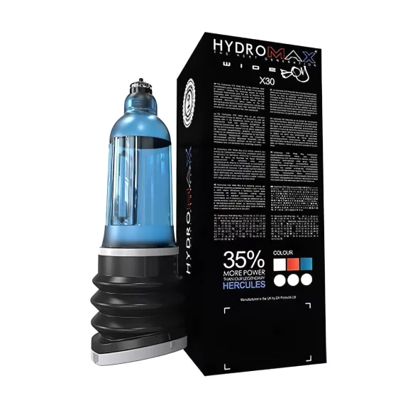 Bathmate Hydromax 7 Wide Boy - hydropompa (niebieska)