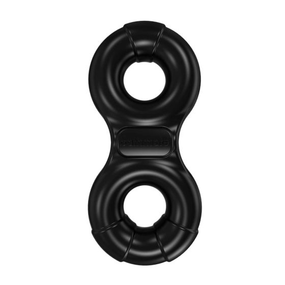 Bathmate Vibe Ring Eight - zasilany bateryjnie wibrujący pierścień na penisa (czarny)