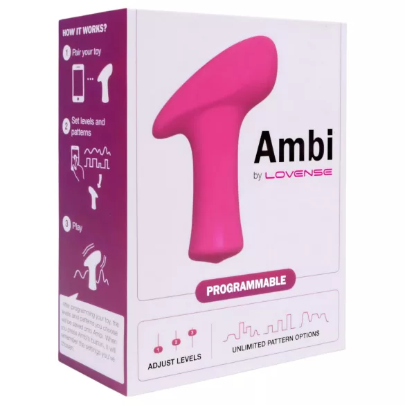 Lovense Ambi - wibrator łechtaczkowy sterowany aplikacją (różowy)