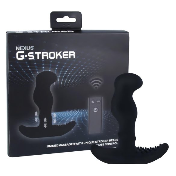 Nexus G-Stroker - zdalnie sterowany masażer prostaty (czarny)