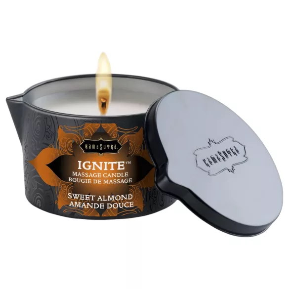 Kama Sutra - świeca do masażu wegańska - słodki migdał - 170g