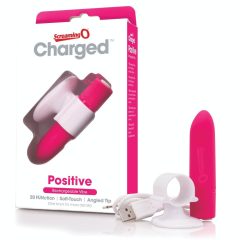   Screaming O Positive - super mocny bezprzewodowy wibrator na drążku (różowy)