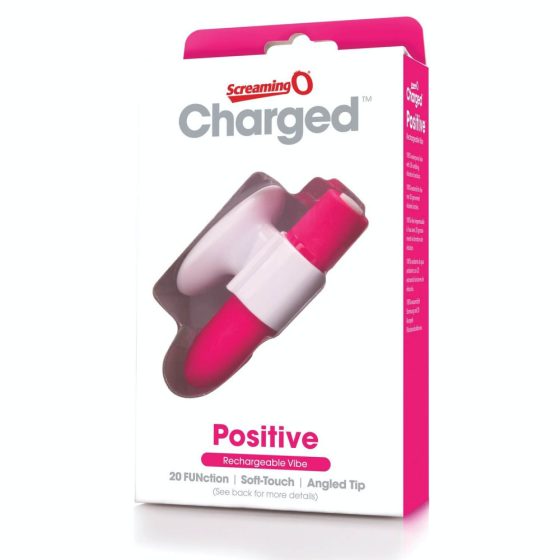 Screaming O Positive - super mocny bezprzewodowy wibrator na drążku (różowy)