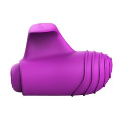 B SWISH Basics - Silikonowy wibrator na palec (fioletowy)