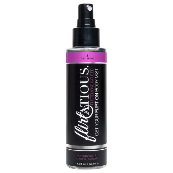 Sensuva Flirtatious - perfumowany spray do ciała z feromonami
