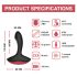 Magic Motion Solstice - inteligentny wibrator prostaty (czarny)