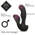 FEELZTOYS Black Jamba - radiowy, podgrzewany czarny wibrator analny