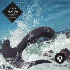   FEELZTOYS Black Jamba - Wibrator analny z podgrzewaniem radiowym (czarny)
