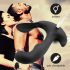 FEELZTOYS Black Jamba - radiowy, podgrzewany czarny wibrator analny