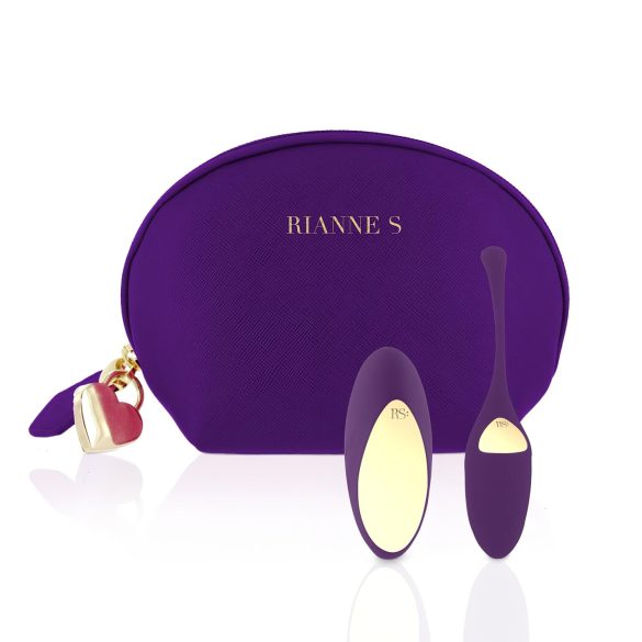 Rianne Essentials Pulsy - bezprzewodowe wibrujące jajko (fioletowe)
