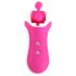 FEELZTOYS Clitella - ładowany, obrotowy stymulator oralny (różowy)