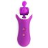 FEELZTOYS Clitella - ładowany akumulatorowo wibrator oralny z obrotami (fioletowy)