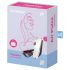 Satisfyer Traveler - podręczny stymulator łechtaczki (czarno-biały)