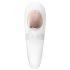 Satisfyer Pro 4 Couples - biały akumulatorowy masażer falowy dla par