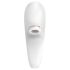 Satisfyer Pro 4 Couples - biały akumulatorowy masażer falowy dla par