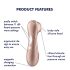 Satisfyer Pro 2 Gen2 - bezprzewodowy stymulator łechtaczki (brązowy)