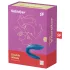 Satisfyer Double Whale - wibrator dla par z 2 silnikami - niebieski
