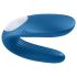 Satisfyer Podwójny Wieloryb - Wibrator dla Par z 2 Silnikami (Niebieski)